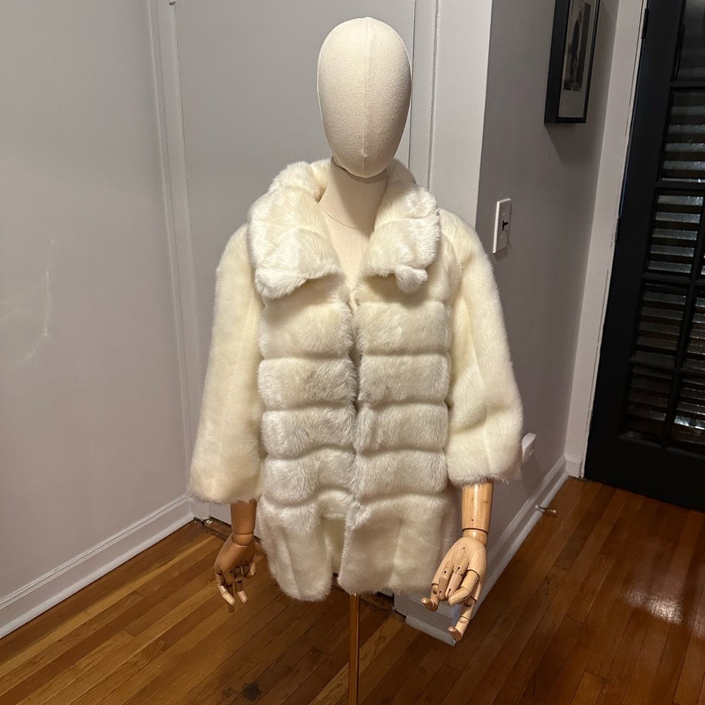 Woman’s faux fur jacket